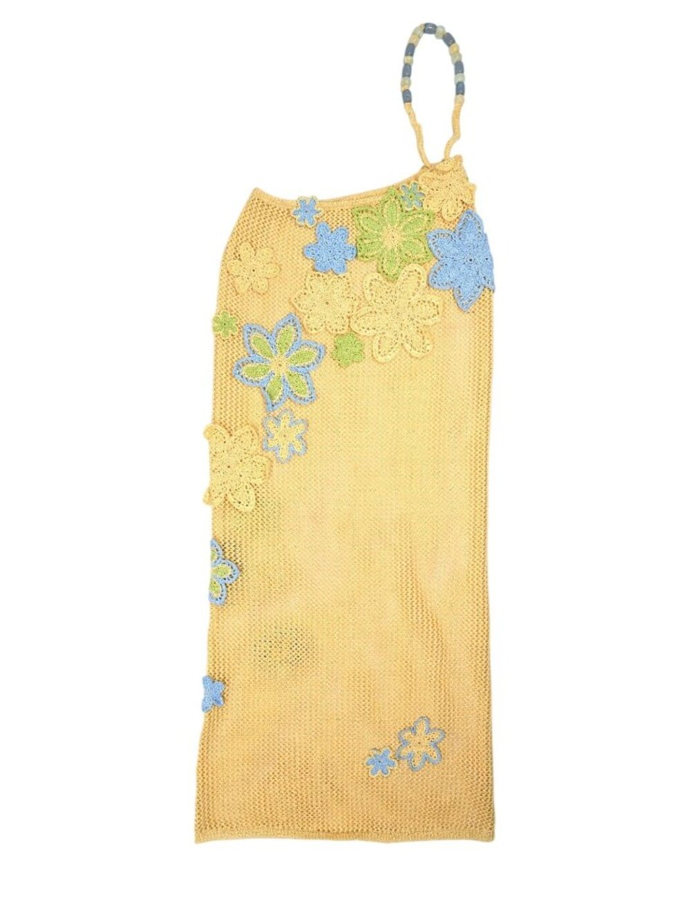 Bydee The Nammos Crochet Maxi Skirt in Zesti